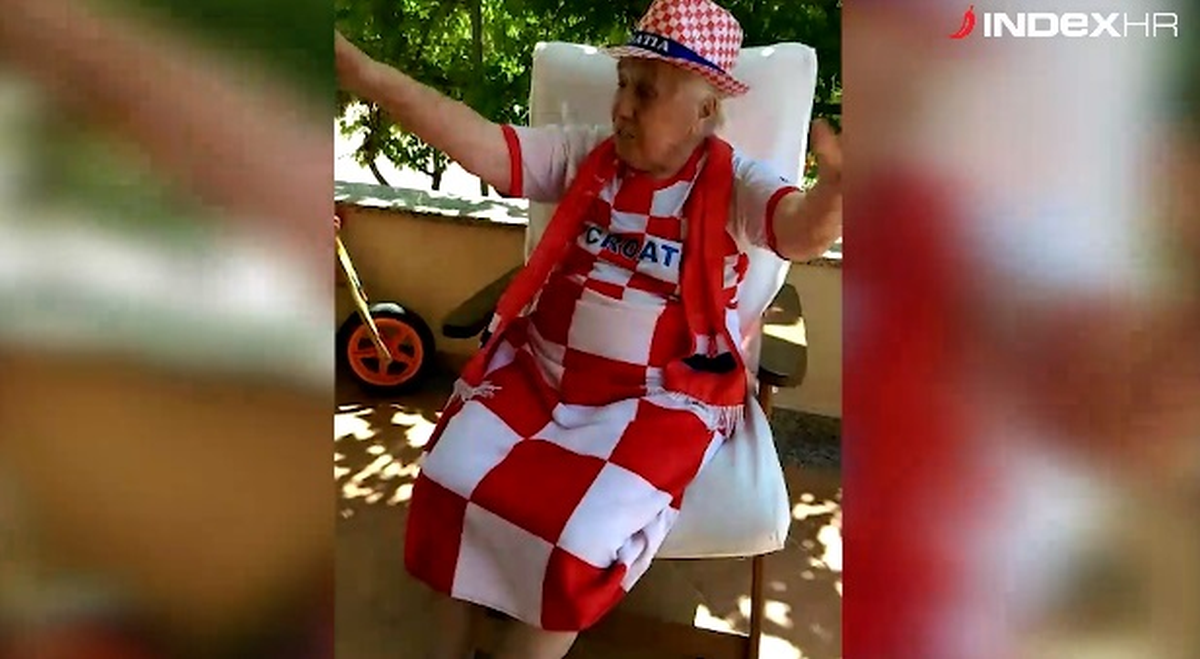 Najstarija navijačica? Baka Anđa ima 93 godine i svim srcem navija za Vatrene