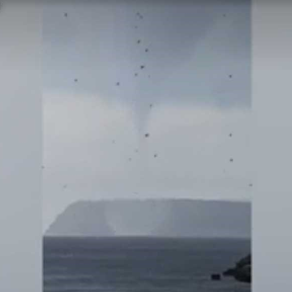 VIDEO Pijavica je snimljena jutros u Dubrovniku