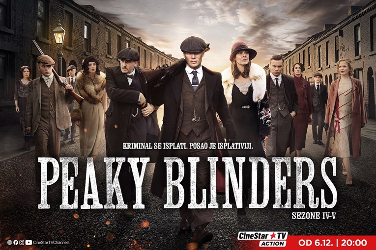 Nove sezone Peaky Blindersa dolaze na CineStar TV Action&Thriller kanal
