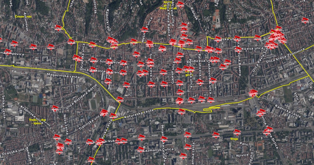 Zagreb postavlja 39 kamera koje će snimati nepropisno parkiranje, objavljene lokacije