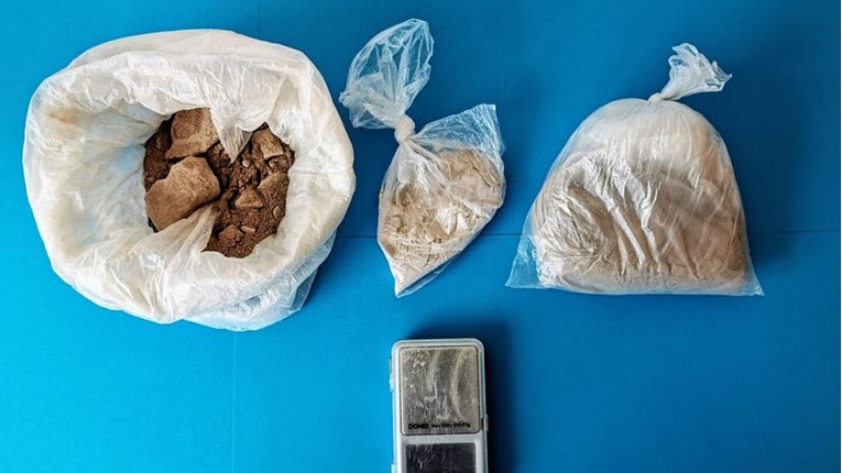 Kod muškarca u Splitu policija pronašla više od pola kilograma heroina