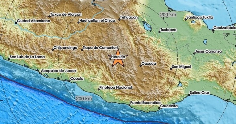 Potres magnitude 5.5 pogodio Meksiko