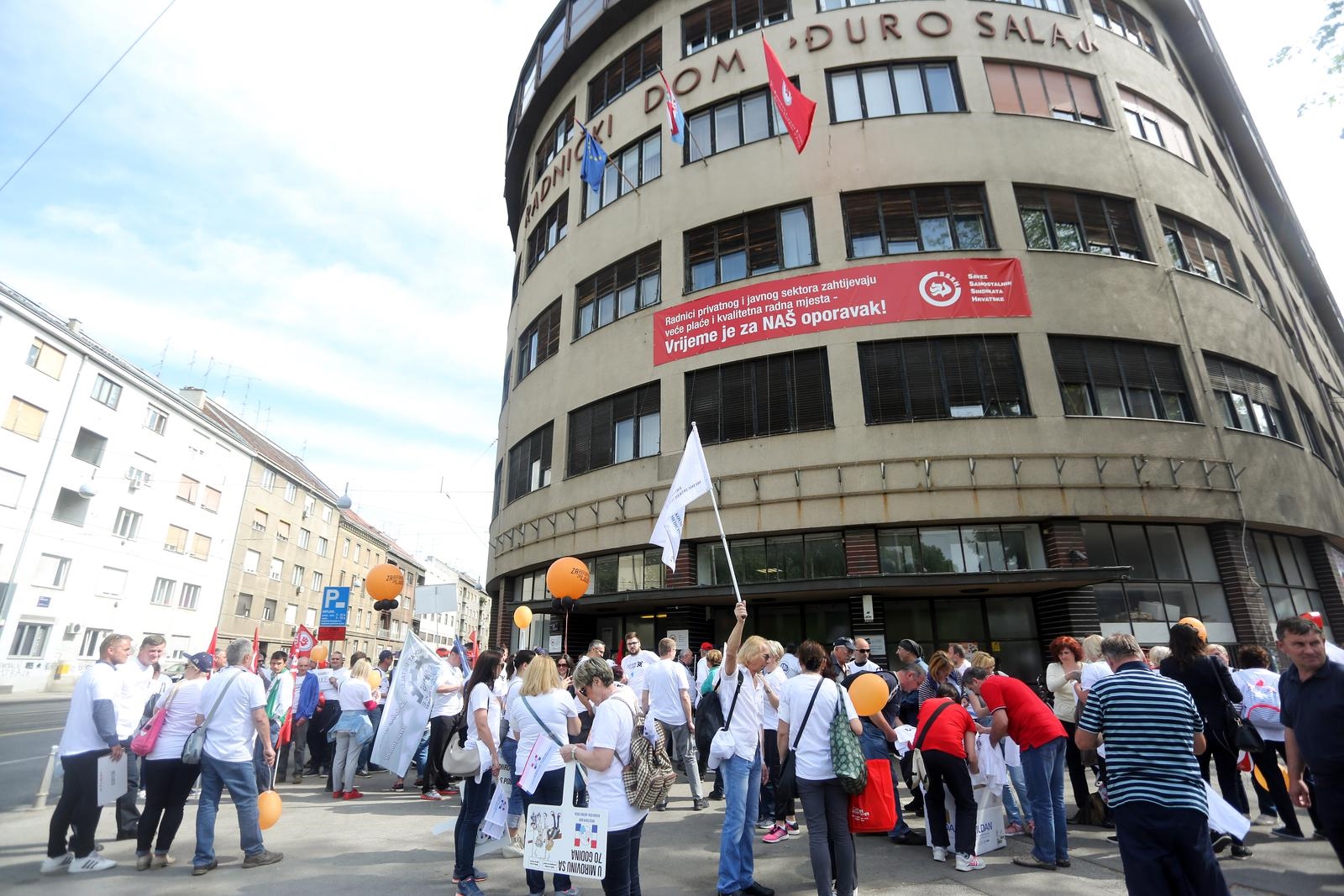 Danas je Praznik rada. Sindikati pozivaju na prosvjedni marš, traže veće plaće