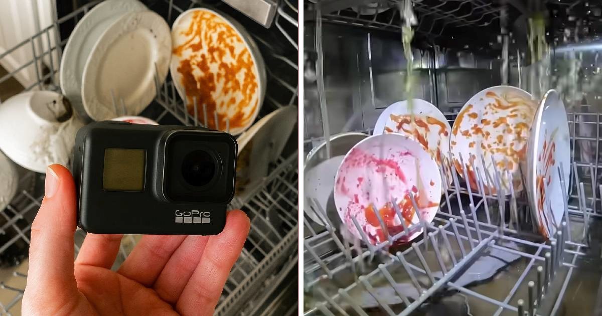 Stavio kameru u perilicu posuđa pa pokazao što se događa i zgrozio mnoge