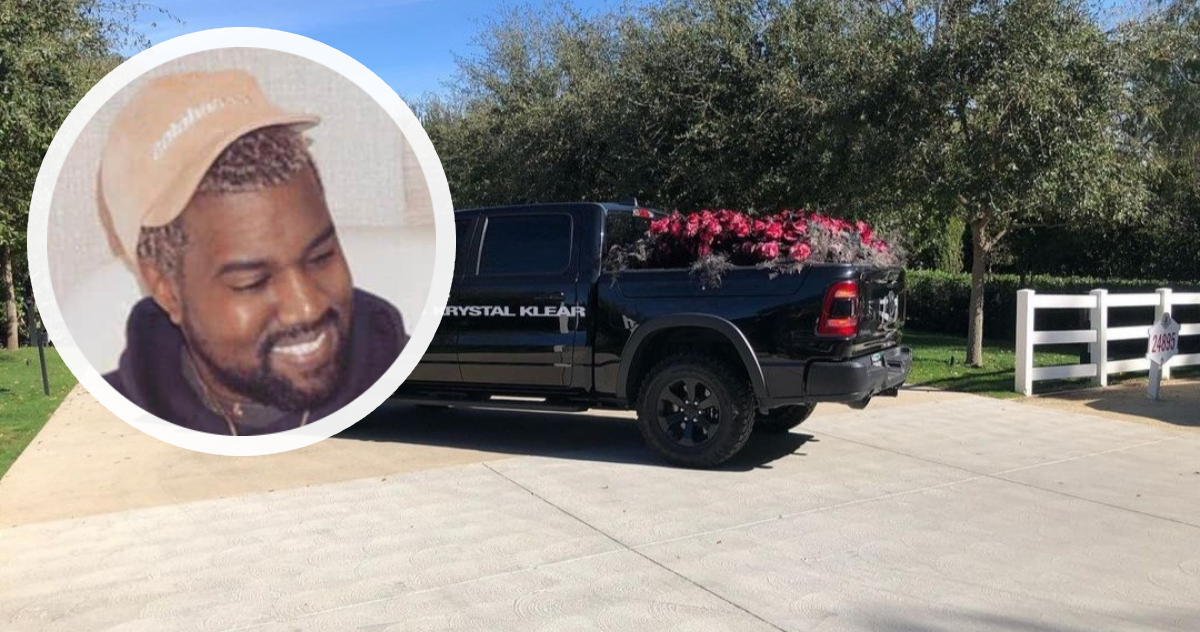 Kanye West prekinuo s novom curom pa poslao kamionet ruža na adresu Kim Kardashian