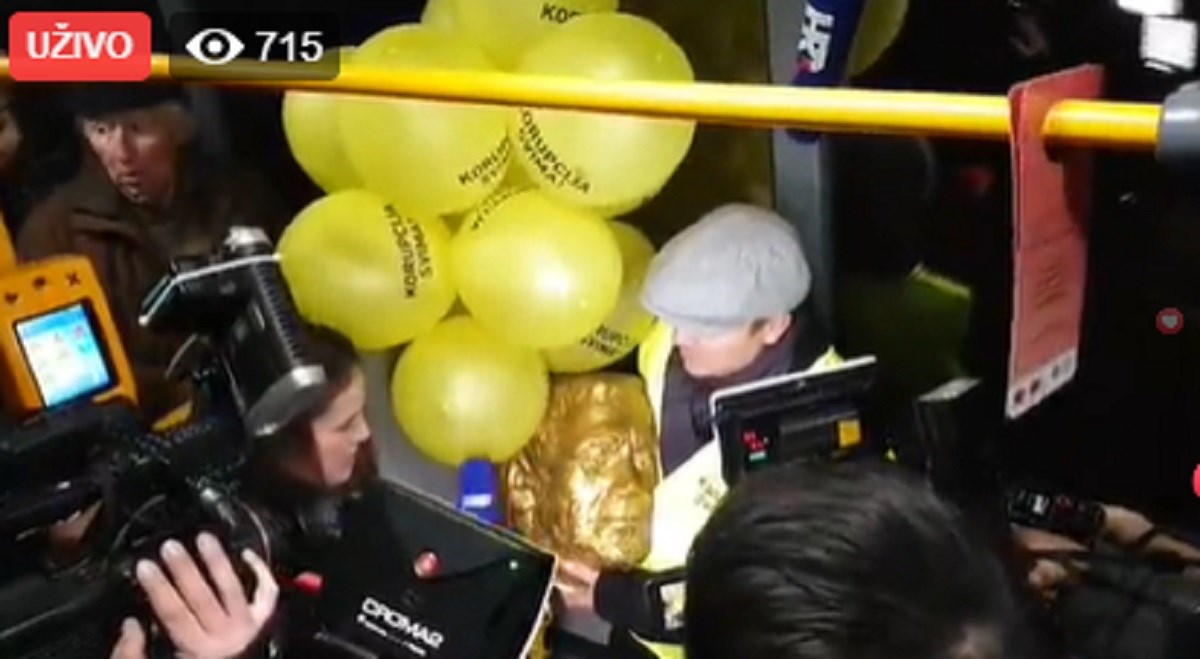 VIDEO Juričan ZET-ovim busom stigao na Pantovčak, putnik ga izvrijeđao