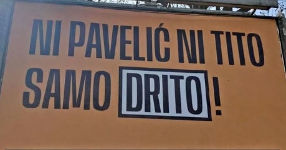 Organizatori festivala Drito reagirali na politički plakat: "Nemamo veze s tim"