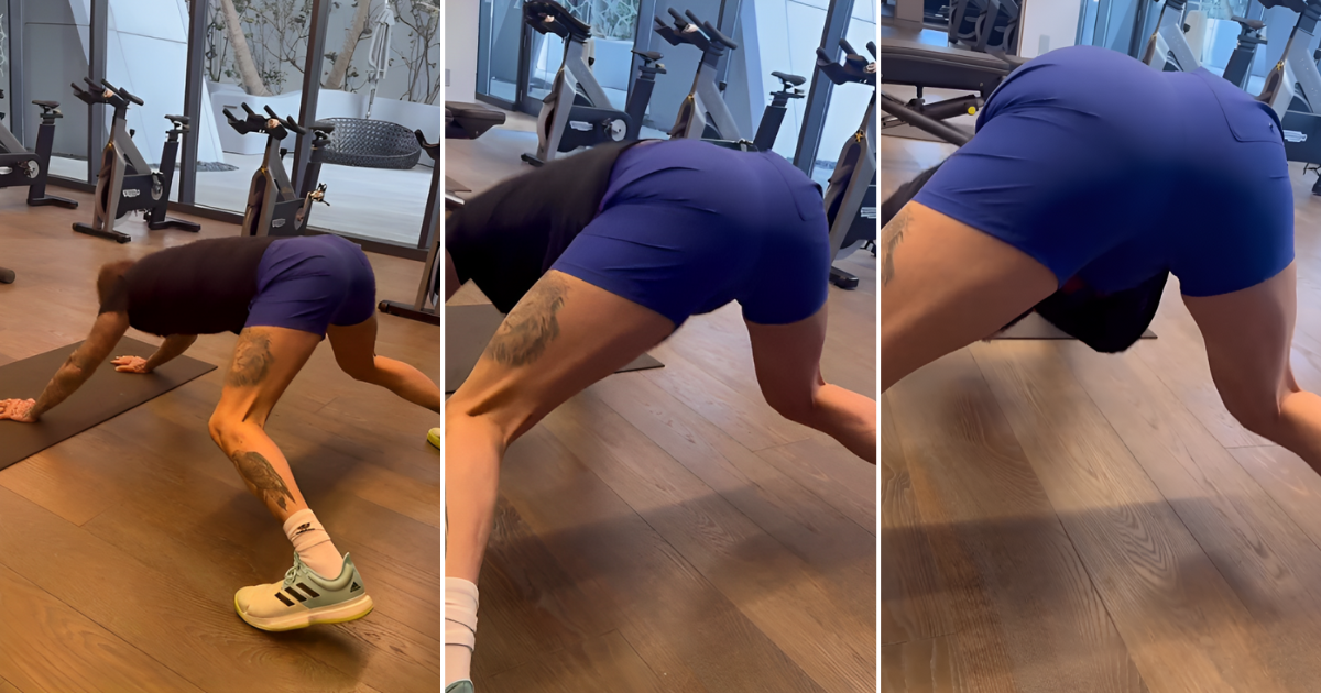 Victoria Beckham objavila video Davida kako vježba. Svi joj zahvaljuju