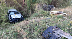 FOTO Nesreća u Međimurju. Auti završili u jarku u šumi, posvuda su rasuti dijelovi