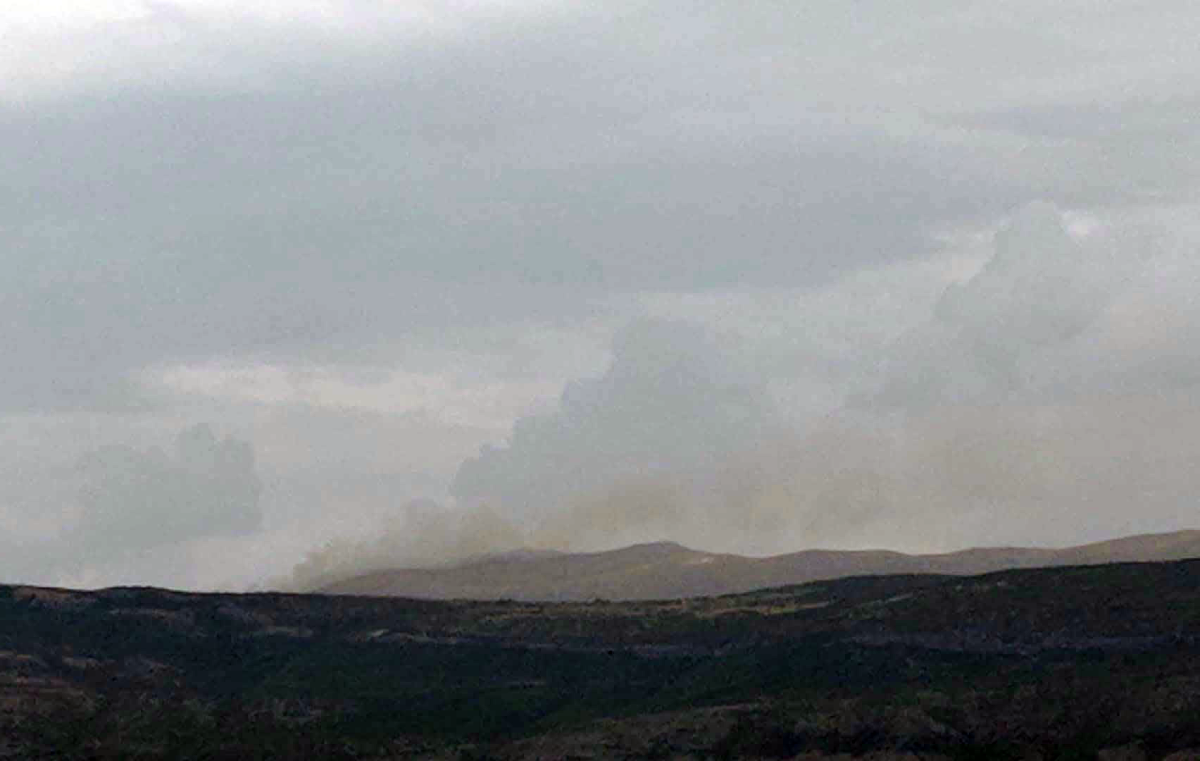 Na Maglaju kod Sinja izgorjelo sto hektara