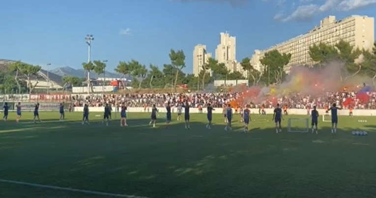 Pogledajte atmosferu na prvom Gattusovom treningu pred navijačima Hajduka