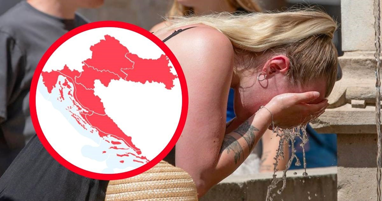 Danas vrhunac toplinskog vala, temperature idu do 38. Navečer moguće nevrijeme