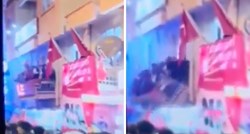 VIDEO Slavio pobjedu na izborima u Turskoj pa poginuo u urušavanju balkona