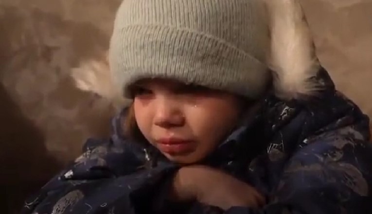 VIDEO Djevojčica Vlada iz Mariupolja u suzama: Ne želim umrijeti