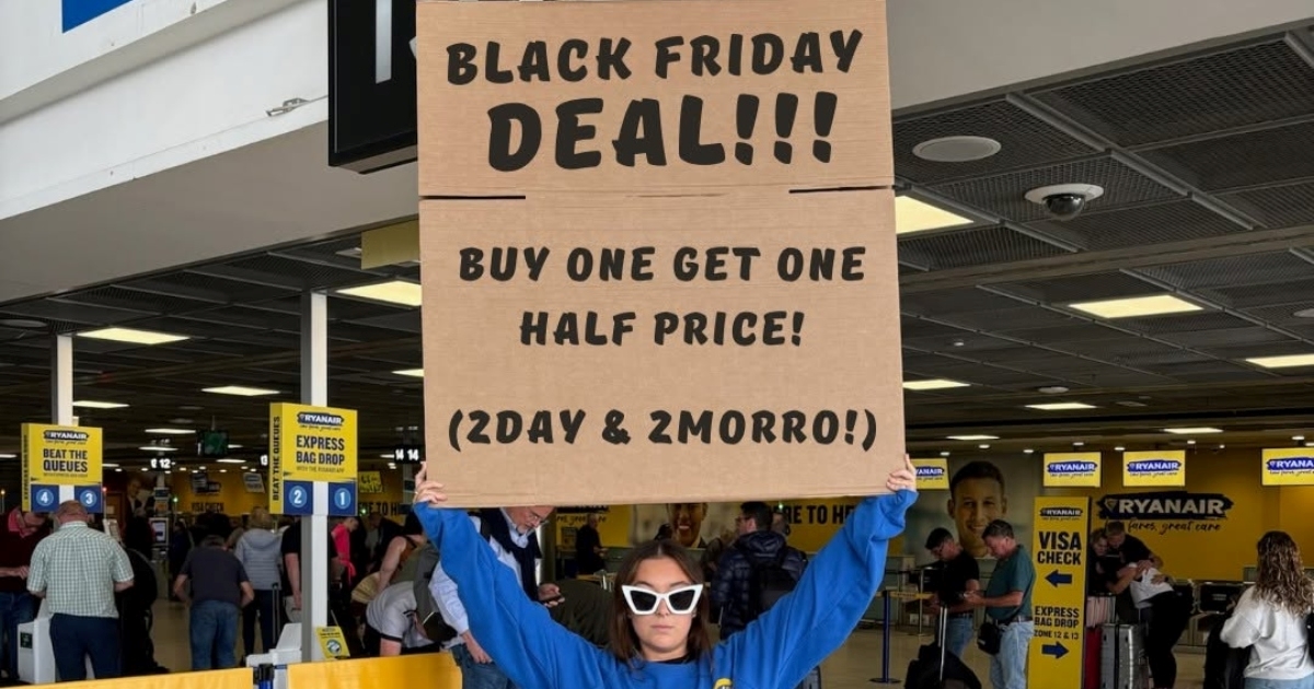 Ryanair je upravo lansirao Black Friday akciju