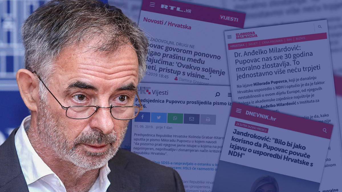 Zemlja u kojoj je Pupovac najveći problem je raj. Ili dubinski bolesna