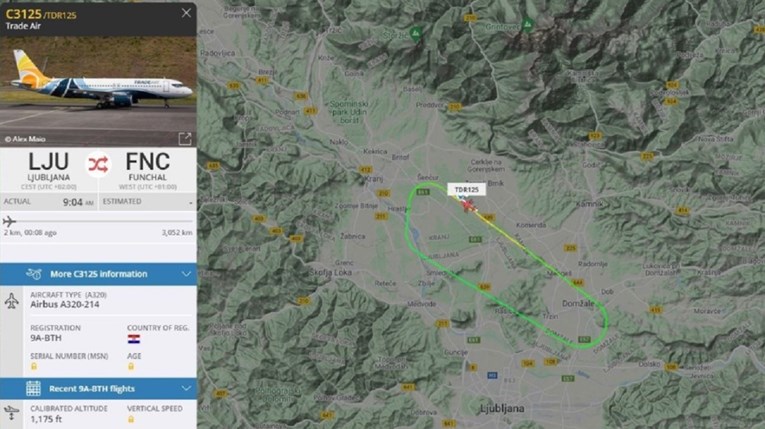 Hrvatski avion se u letu sudario s pticom, morao se hitno vratiti na aerodrom