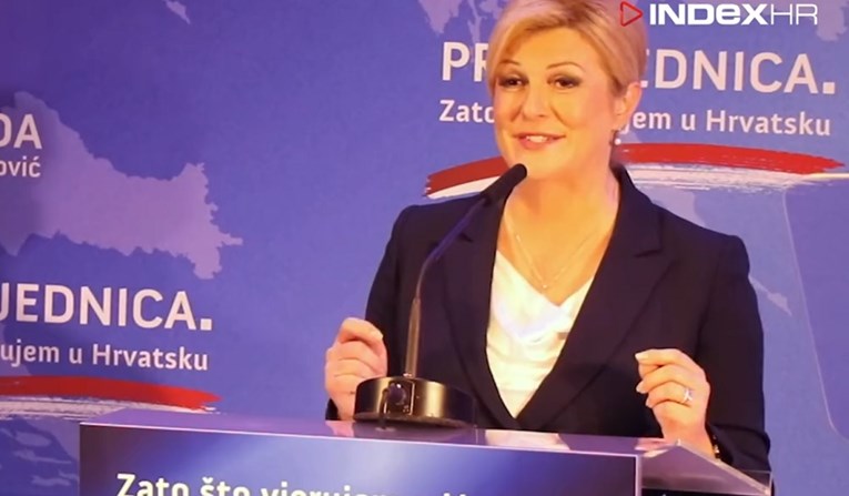 VIDEO Pogledajte kako se Kolinda blago nasmijala jer joj je to pisalo u uputama