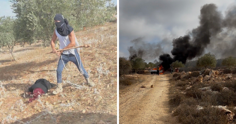Maskirani izraelski doseljenik štapom nokautirao Palestinku