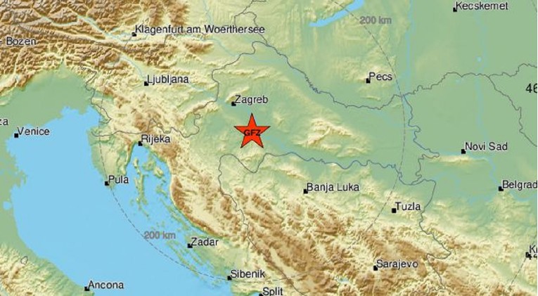 Novi potresi kod Siska, prvi je bio magnitude 3.9