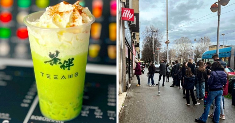Ispred novog lokala s popularnim pićima u Zagrebu jučer se stvarali ogromni redovi