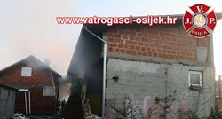 FOTO Kod Osijeka eksplozija raznijela dio kuće, vlasnik prevezen u bolnicu