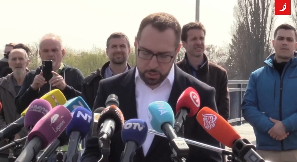 VIDEO Tomašević održao konferenciju za novinare, otvorio je novouređeni Savski most