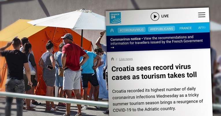 France Presse: Hrvatska rekordnim brojem zaraženih plaća turističku sezonu