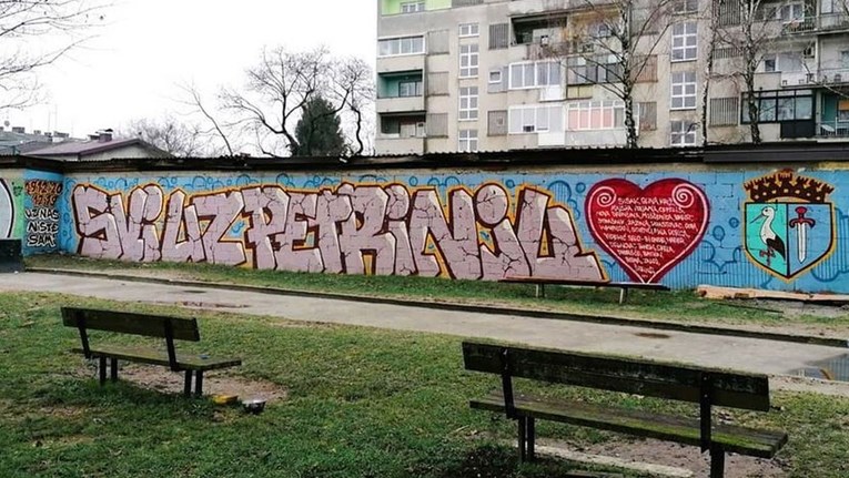 U Zagrebu osvanuo prekrasan mural za Petrinju: "Uz nas niste sami"