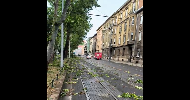 VIDEO Bili smo u centru Zagreba nakon strašnog nevremena