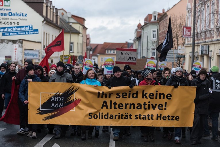Njemački AfD ima stranački skup, dočekao ih prosvjed