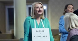 VIDEO Bandićevka na sjednici nosila transparent: "Zagreb = Pjongjang"