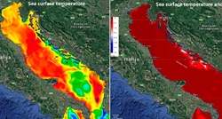 Temperature Jadrana su ovih dana puno više od prosjeka, pogledajte kartu