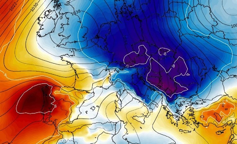 Dolazi nam val ledenog arktičkog zraka, temperature će drastično pasti