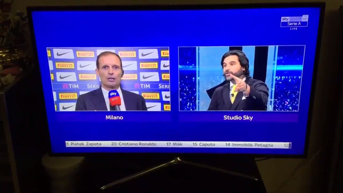 VIDEO Žestoka svađa Allegrija s bivšim stoperom Intera: "Začepi, nisi trener"