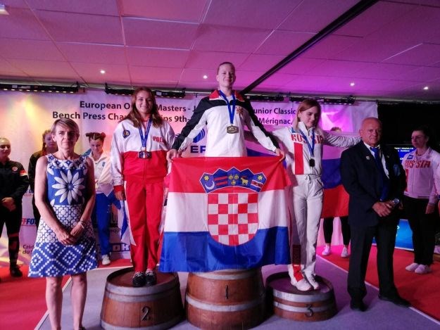 Hrvatska ima juniorsku prvakinju Europe u bench pressu