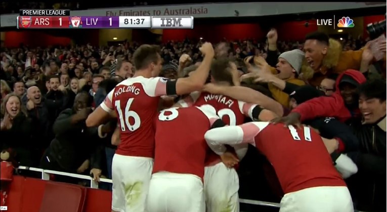 ARSENAL - LIVERPOOL 1:1 Lacazette spasio Arsenal u spektaklu na Emiratesu