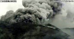 Erupcija vulkana na jugu Japana