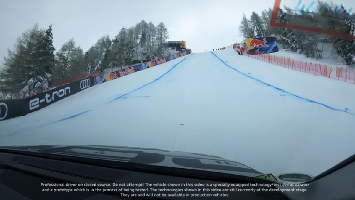 Pogledajte električni Audi na Streifu u vožnji suprotnim smjerom
