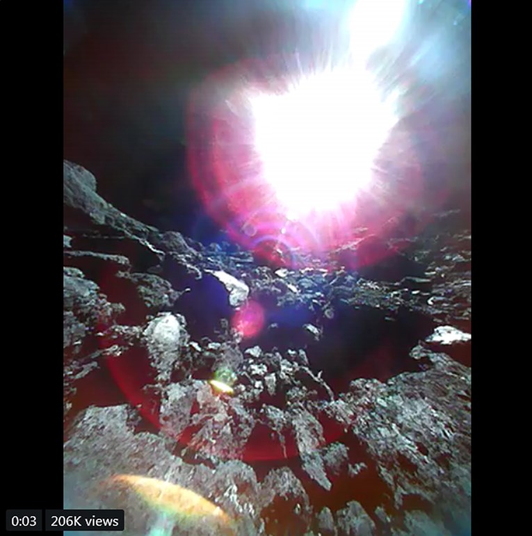 VIDEO Objavljena prva snimka s asteroida Ryugu