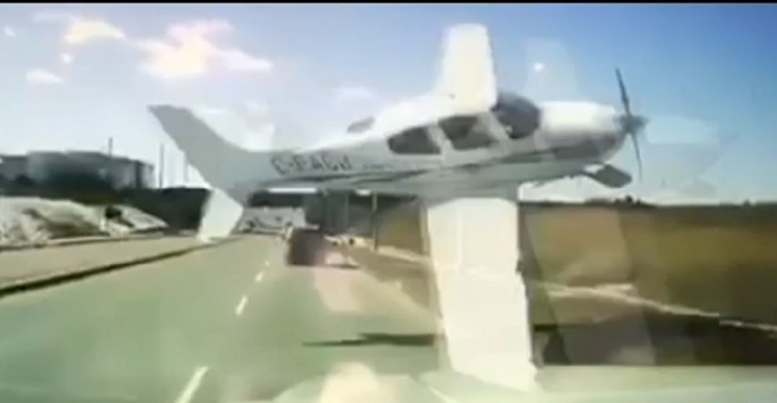 VIDEO Pogledajte trenutak kada je avion skoro udario auto u Torontu