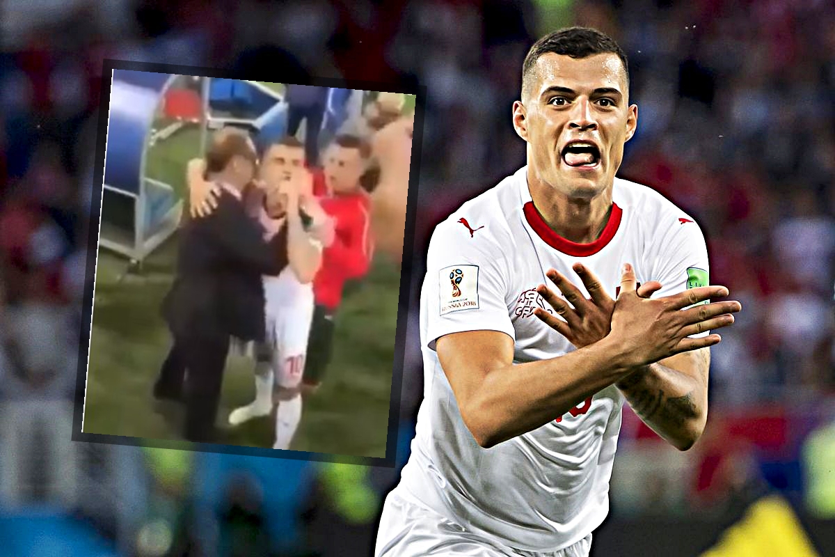 Pojavila se snimka žestokog verbalnog obračuna Xhake i navijača Srbije