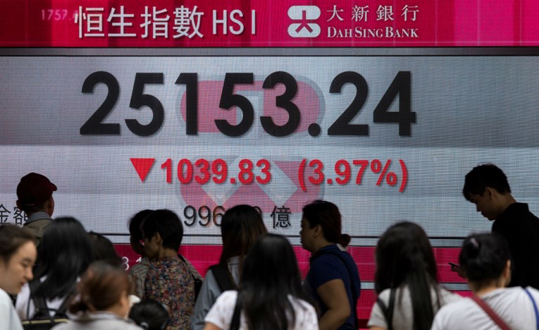 Cijene dionica padaju na azijskim burzama zbog napetosti između Kine i SAD-a