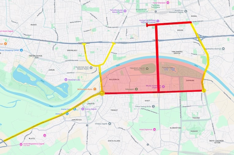 Plan za Thompsonov koncert: Ništa od velikog parkinga, zatvara se niz ulica u Zagrebu