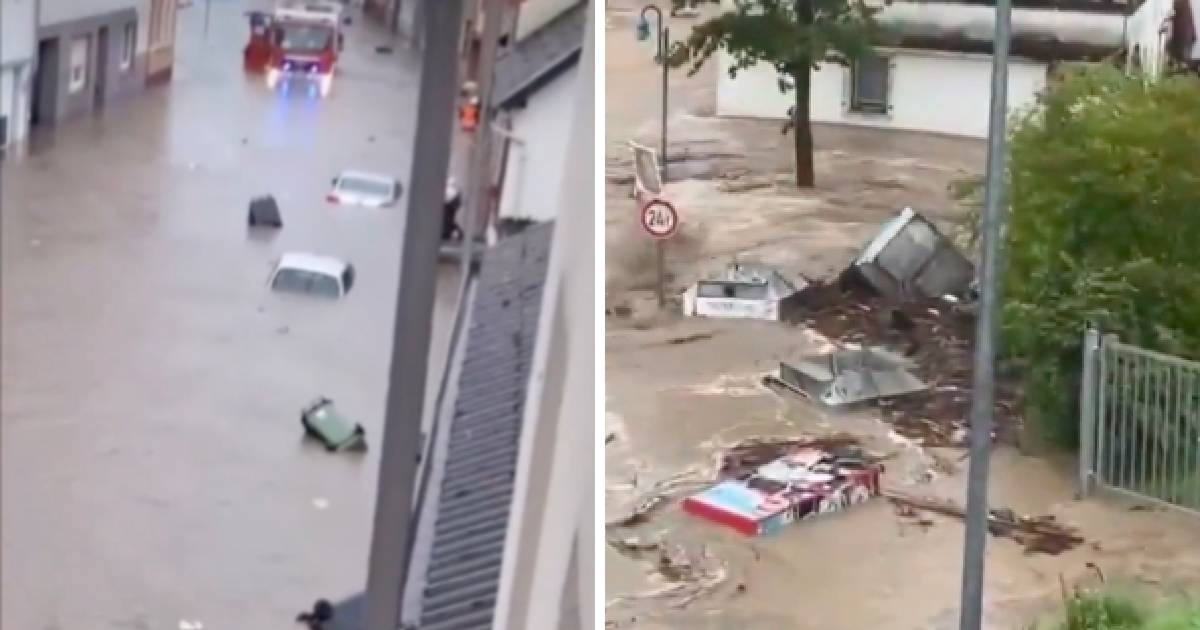 VIDEO Poplave u Njemačkoj, Belgiji, Francuskoj... "Voda je do prsa, ovo ne pamtimo"