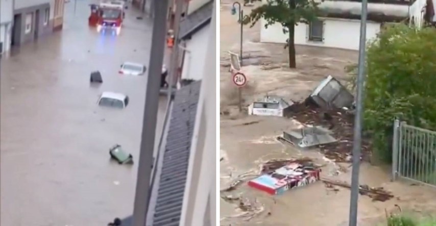 VIDEO Poplave u Njemačkoj, Belgiji, Francuskoj... "Voda je do prsa, ovo ne pamtimo"