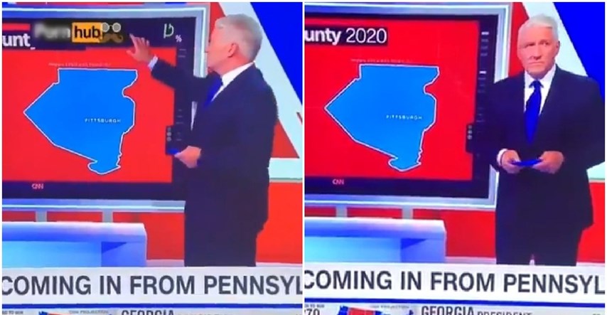 Širi se video u kojem se vidi 18+ logo na CNN-u u izbornoj noći, evo o čemu se radi