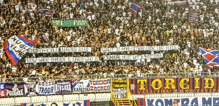 Torcida vikala "UEFA mafija", Hajduk ispao pred oko 20 tisuća navijača