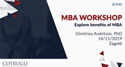Izoštri svoj pogled na MBA - zadnja prilika za prijavu!