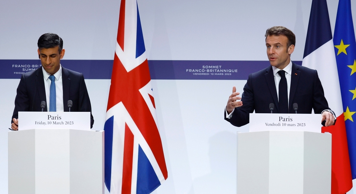 Sunak i Macron na dvogodišnjicu rata izrazili podršku Ukrajini